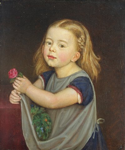 Antonia Franziska Romana Wasmann (1866-1944) 1871 door Rudolph Friedrich Wasmann